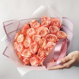 Букет пионовидных роз Женское счастье